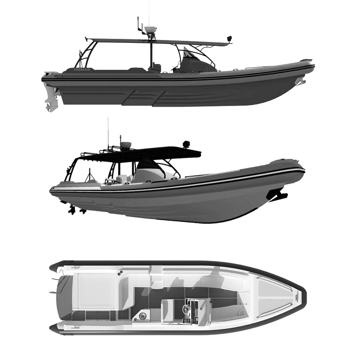 boat rendering